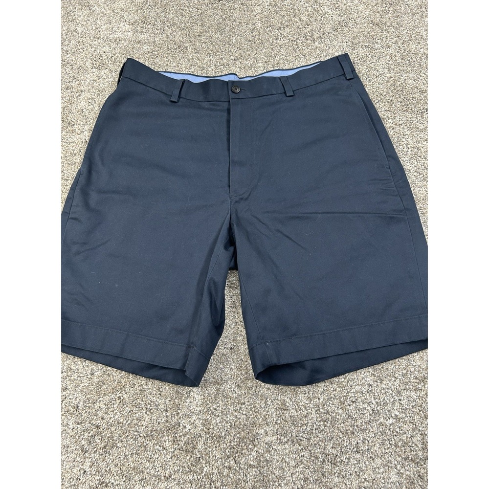 Brooks Brothers Lightweight Advantage Chino Shorts Navy Mens Size 34 #0359